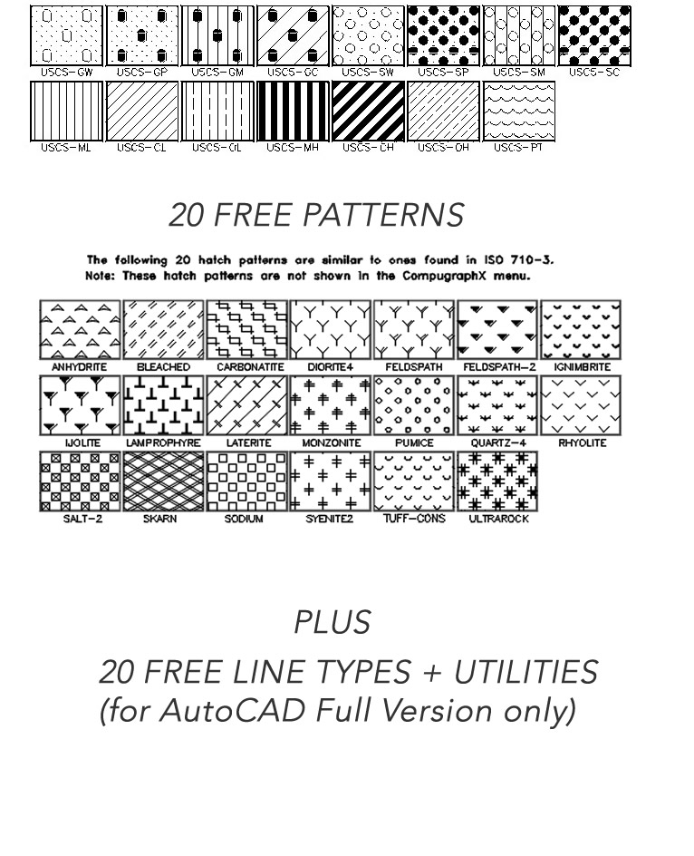 free glass hatch pattern autocad